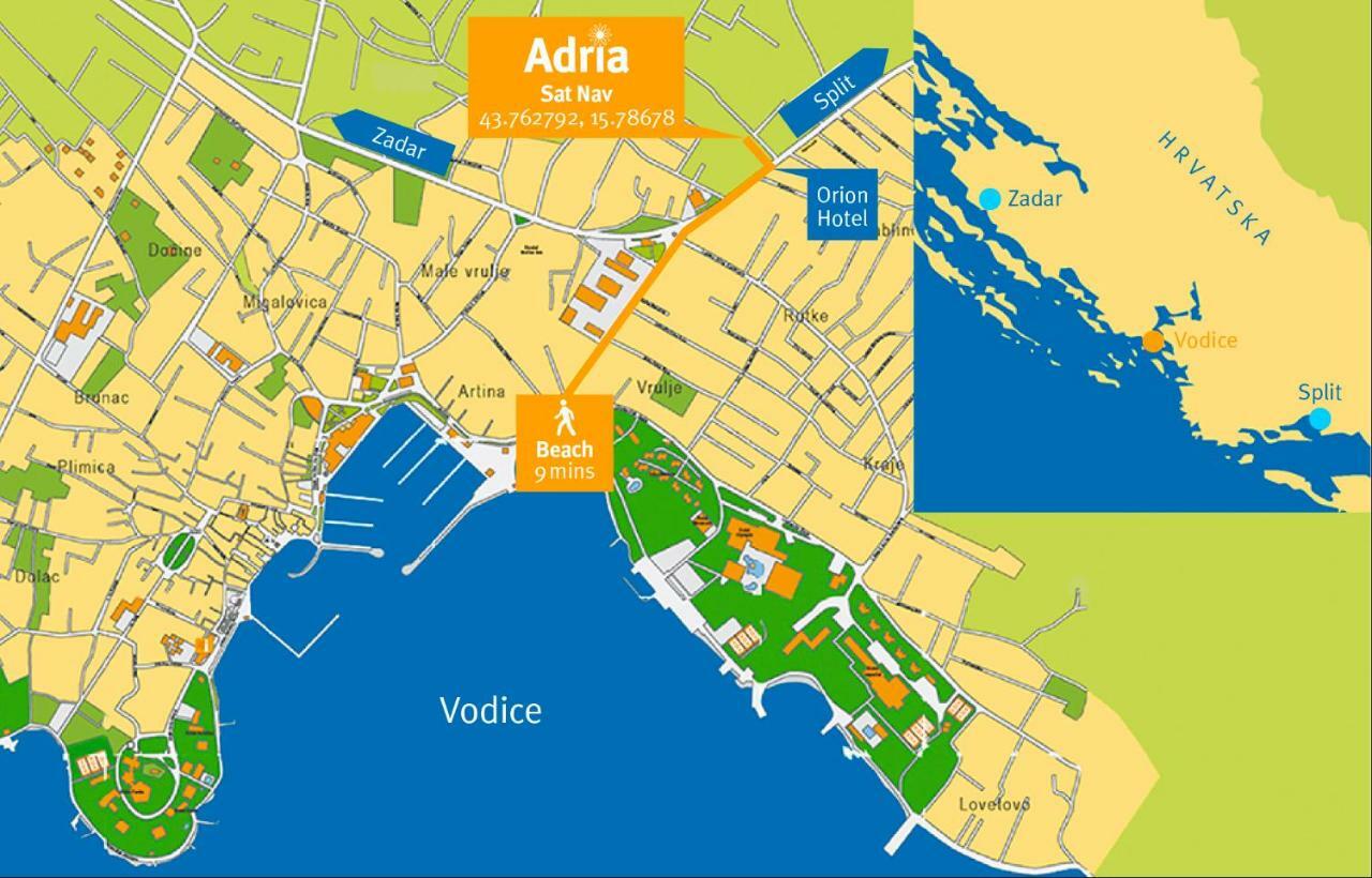 Adriasobe Vodice Exterior foto